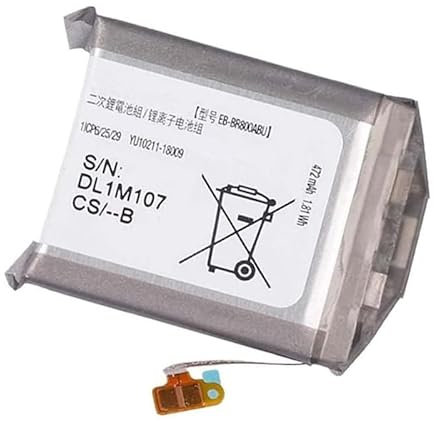 howtopfor Ersatz Akku für Galaxy Watch 46mm SM-R800 R800 R805 EB-BR800ABU GH43-04855A 1ICP6/25/29