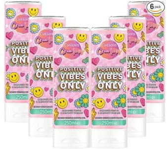 Cussons Creations Shower Gel, Positive Vibes Only Body Wash 250 ml, Multipack of 6