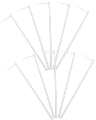 BCOATH Windrad-Ersatzstab-Set, 10 Stück, Kunststoff-Windmühlenstangen für stabile Windradherstellung