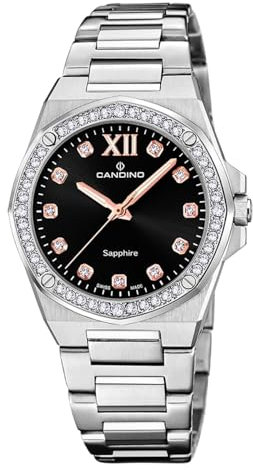 Candino Damenuhr Edelstahl Silber Elegance Armbanduhr UC4751/6 Analoguhr