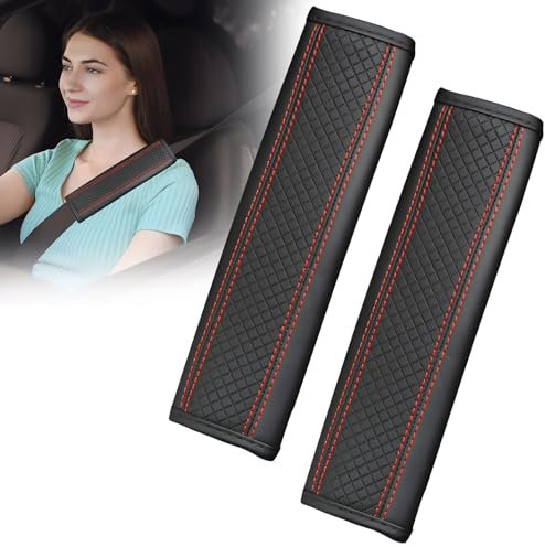 Ulanox 2 Stück Gurtpolster Autogurt Polster, Weich Sicherheitsgurt Schulterpolster Gurtpolster Kinder Erwachsene, für Autosicherheitsgurt, Rucksack, Umhängetasche, Reisetaschen