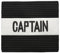 MC-Trend Kinder Fußball Kapitänsbinde: Hochwertige und elastische Spielführer-Armbinde für alle Altersklassen – Perfekte Wahl für Ihren Team-Kapitän Captain (1, Kinder Schwarz/Weiß)