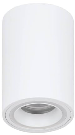 Eglo connect.z Carosso-Z Plafoniera LED, Smart Home, uso con ZigBee, app, controllo vocale Alexa, colore luce regolabile, luce bianca calda e fredda, RGB, dimmerabile, metallo bianco, diametro 8 cm