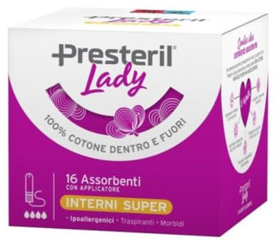 Lady Presteril Assorbenti Interni Super 16 pezzi