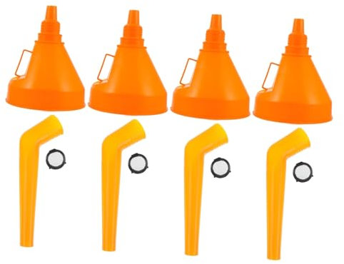 PartyKindom 8 Stück Trichter Für Fahrzeugöl Kerosin Kraftstoff Weithals Kraftstoff Benzin Automobil Kunststoff