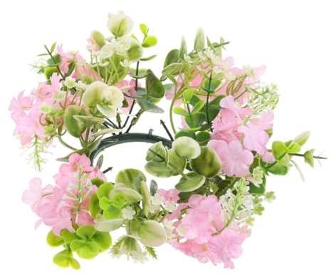 RORPOIR Hochzeit Candlecandle Kranz Dekorative Künstliche Blume Für Party Tabletop Home Decor