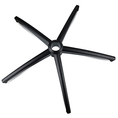 Skelang 70 cm Base de Chaise de Bureau, Pied de Fauteuil de Bureau, Base de Fauteuil de Bureau avec Pied en Métal Renforcé, Remplacement du Fond de La Chaise