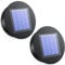 GIACOMO Solarleuchten Ersatzteile 8cm, Solarleuchten Ersatz Top mit Warmes Licht LED, IP65 Wasserdicht Solarleuchten Solarpanel Ersatzteil für Solarlaterne,Solar Laternen,gartenleuchten