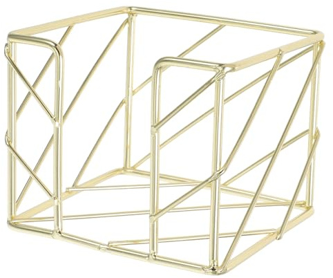 DIYEAH Golden Iron Bathroom Folding Tray and Paper Towel Rack Wall Mount with Versatile Style and Hollowout Pattern for Home Office Use