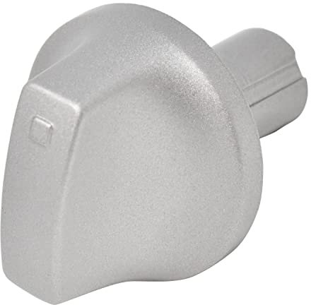 sparefixd Suitable for Hotpoint HUG61X, HUL61X Cooker Oven Silver Control Knob Switch Dial