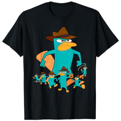 Disney Phineas and Ferb Perry the Platypus Agent P Poses T-Shirt