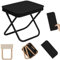 YeahBoom Camping Hocker,Campinghocker Faltbar,Leichter Klapphocker,Leicht Sitz Falthocker,Campinghocker Tragbarer,Tragbarer Klapphocker,Hocker Klappbar für Wandern Garten Angeln Grillen Strand