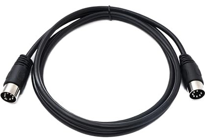 System-S S-Video Kabel 150 cm Din 7 Pin Stecker zu Stecker Schwarz