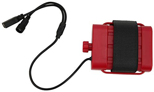 Boîte de batterie étanche Boîte à cycle en plastique durable Battre de batterie avec une sortie USB d'entrée CC pour alimenter les feux de vélo de charge mobile 2 x 26650 ou piles