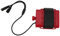 Boîte de batterie étanche Boîte à cycle en plastique durable Battre de batterie avec une sortie USB d'entrée CC pour alimenter les feux de vélo de charge mobile 2 x 26650 ou piles