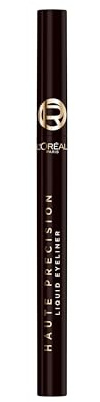 L'Oréal Paris Liquid Brown Eyeliner Haute Precision 24H Brun Leather | 001mm Cushioned Felt Tip, Intense Colour, Precise Lines, Waterproof, Transfer-Proof, For 24H Wear