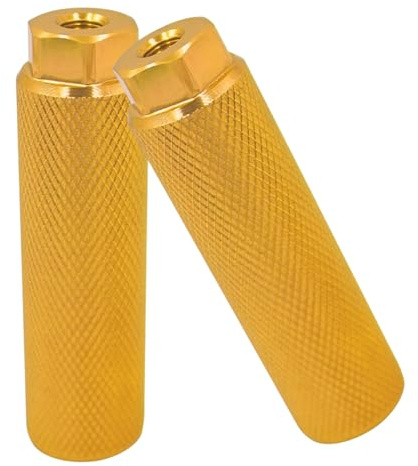 Skyzone Universelle Fahrrad-Fußrasten, 2er-Set Antirutsch-BMX-Stunt-Pegs aus Aluminiumlegierung, Fahrradzubehör für BMX und Mountainbikes