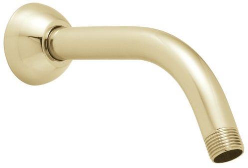 Speakman S-2500-PB Clean and Simple Shower Arm and Flange for Stylish Bathroom Dcor, Polished Brass, 7 inches