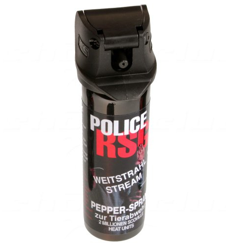 RSG-Police Pfefferspray 63 ml - Weitstrahl Abwehrspray (12063-S)