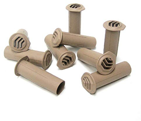 5 x Buff Drill Weep Vents Round Vent Cavity, Retaining Wall, Rendered Walls