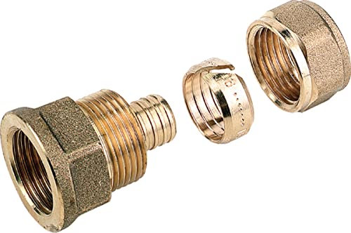 COMAP Raccord à compression mamelon union femelle pour tubes PER - 12x1,1 - 1/2 - TurboPEX - 9402104