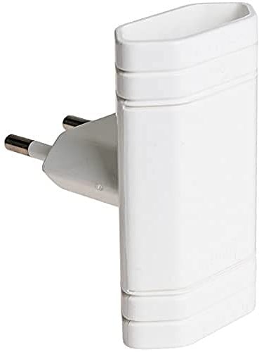 Solera 6010-Adattatore con 2 prese a bipolare 10A, 250 V ~. Termoplastica senza alogeni
