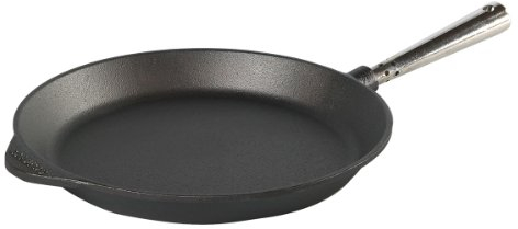 Skeppshult 28er Bratpfanne aus Gusseisen mit Edelstahlgriff - Made in Sweden