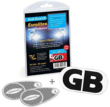 Travelspot SIM92160 Eurolites Headlamp Adapter and Magnetic GB Plate