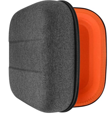 Geekria Shield Case for Large Sized Over-Ear Headphones, Replacement Protective Hard Shell Travel Carrying Bag with Cable Storage, Compatible with SONY MDR-Z1R, Denon AH-D9200 (Dark Grey)