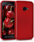 kwmobile Hülle kompatibel mit Samsung Galaxy Xcover 4 / 4S Hülle - weiches TPU Silikon Case - Cover geeignet für kabelloses Laden - Rot matt