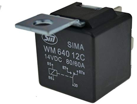 WM640 12C Relais 12V 80A 1x UM Trennrelais KFZ PKW LKW Elektrische Seilwinde 2500 LBS