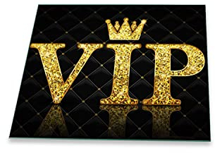 Piastra di Copertura per Piano Cottura Ceranfeld, 1 Pezzo, 60 x 52 cm, con Scritta in Oro