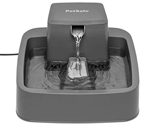 PetSafe Drinkwell Fontaine pour Animal Domestique Convient aux Chiens de Taille Moyenne Design Facile à Nettoyer Filtre Inclus 3,7 l