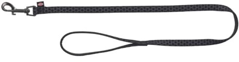 TRIXIE Hundeleine Night Reflect Leine XS-S, 1,00 m 15 mm in schwarz - reflektierende Hundeleine für gute Sichtbarkeit - für sehr kleine bis kleine Hunde - 12402