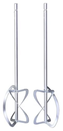 Einhell - Malta a doppio agitatore (accessorio per miscelatore/malta, adatto per miscelatore monocolore TE-MX 1600-2 CE Twin, Ø 120 mm, lunghezza 550 mm)