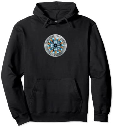 Marvel Avengers Endgame Tony Stark Has a Heart Sweat à Capuche