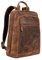 STILORD 'Watson' Laptop Rucksack 15.6 Zoll Leder Backpack Business Lederrucksack Herren Rucksack XL für Breite DIN A4 Ordner Tagesrucksack Vintage Echtleder, Farbe:sepia - braun