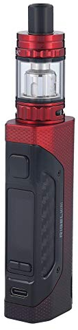 SMOK Rigel Mini E Zigaretten Set, 80W TFV9 Mini Clearomizer, Schwarz-rot