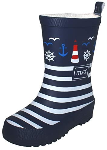 maximo Gummistiefel Maritim Bedruckt, Patch MXO 30 Navy