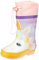 Playshoes Stivali di Gomma Con Coulisse Unisex - Bambini e ragazzi, Unicorno, 26 EU