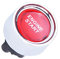 RUIZHI 12V/DC LED Botón de arranque del motor 50A 3-PINS Arrancador de encendido Universal Push Start Interruptor de encendido Apagado-(ENCENDIDO) Interruptor momentáneo para vehículo Coche (Rojo)