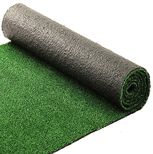 Floordirekt | Spring | Rouleau de Gazon Synthétique - Certifié Oeko-Tex Standard 100 - Parfait pour Balcon, Terrasse et Jardin - Résistant aux UV et aux Intempéries - 100 x 150 cm | 7mm, Vert