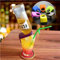6pcs Drink Clips Bottle Buckle Holders Bottle Holder with Clip Beer Cocktail Snap for Schooner and Goblet Glasses Wine Cocktail Snaps Plastic Clips