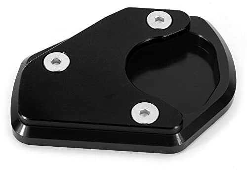 Xitomer Motorrad-Ständer-Schuh passend für Trident 660 2021 2022 Kickstand Seitenständer Vergrößerung Erweiterung Platte Pad Kickstand Seitenständer Vergrößerung