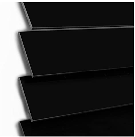 WAHHWF Jalousien Wasserdicht Jalousie für Badezimmer Dusche Fenster, Schwarz PVC-Jalousien mit Bändern, 50mm Lamellen, 60 80 100 120 140 cm breit Horizontale Jalousie für Homeoffice