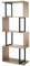 Casâme Regal mit 4 Ebenen – praktische Aufbewahrung – Holzdekor – Metallständer – moderner Stil – für Wohnzimmer, Esszimmer – L 60 x T 30 x H 147,5 cm