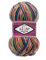 100g Sockenwolle Superwash Comfort 4-fädig Schurwolle Sockengarn Farbauswahl, Farbe:2701 blau grün orange