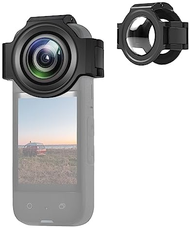 PULUZ Waterproof Lens Guard Protective Cover for Insta360 X3 Anti-Scratch Upgrade Optical Glass Lens Protector for insta360 x3 Accessories