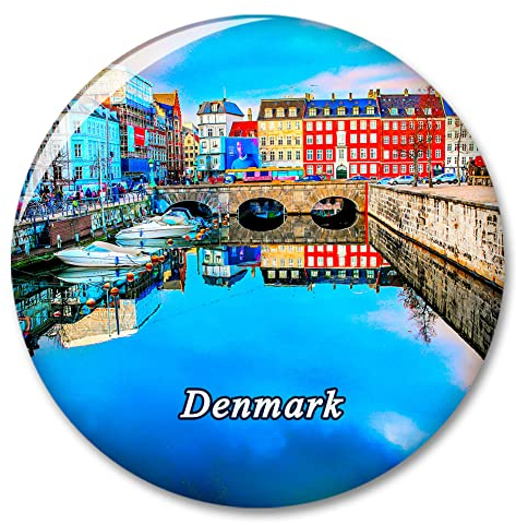 Dänemark Kühlschrankmagnet Dekorativer Magnet Aufkleber Reise Souvenir Sammlung Tourist City Geschenk Whiteboard Küche