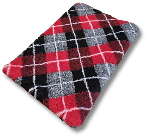 Jacksonville VetBed -/ Drybed I Diamond - rot, grau, schwarz I 100 x 150 cm